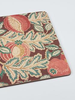 John Lewis x Sanderson Cantaloupe Placemat, Multi - view 2, Cantaloupe
