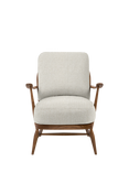 ercol for John Lewis Windsor Easy Chair 206, Vintage Ash Leg, Recycled Ecru