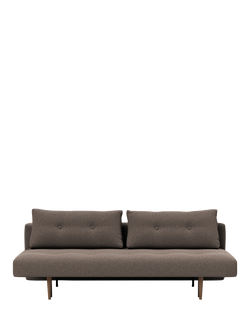 Innovation Living Recast Sofa Bed with Pocket Sprung Mattress, Dark Leg, Boucle Taupe