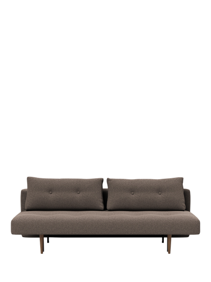 Innovation Living Recast Sofa Bed with Pocket Sprung Mattress, Dark Leg, Boucle Taupe