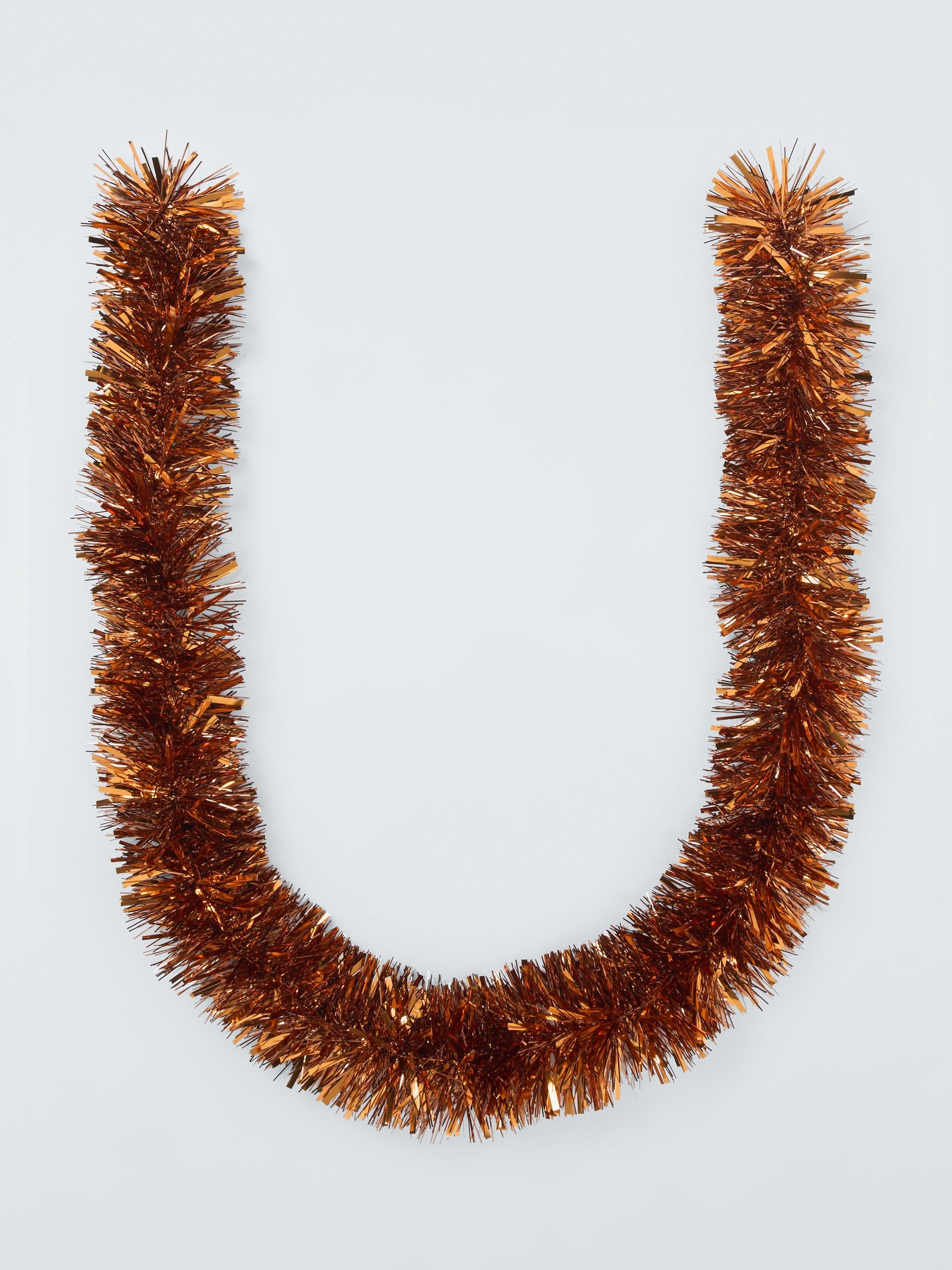 John Lewis Chunky Tinsel, Copper, L2m