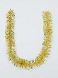 John Lewis Chunky Tinsel, Gold/Iridescent