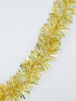John Lewis Chunky Tinsel, Gold/Iridescent, L2m - view 2, Gold