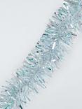 John Lewis Chunky Tinsel, Silver/Iridescent