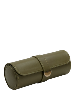 Wolf Earth Vegan Leather Triple Watch Roll - view 2, Olive