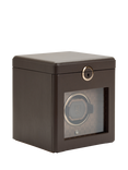 WOLF Earth Vegan Apple Leather 1 Module Watch Winder, Coffee