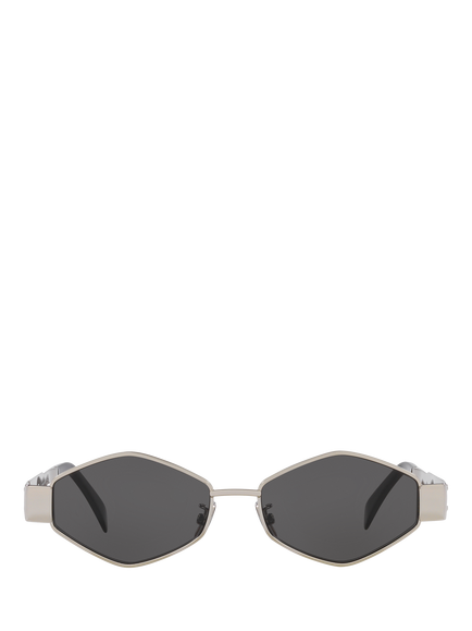 Celine 0CL000401 Oval Sunglasses, Grey - view 2, Grey