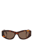 Celine CL000503 Women's Oval Sunglasses, Tortoise Gold