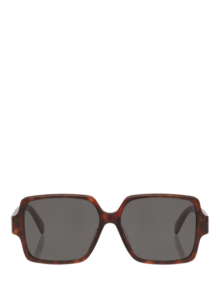 Celine CL000533 Women's Square Sunglasses, Tortoise Black - view 2, Tortoise Black