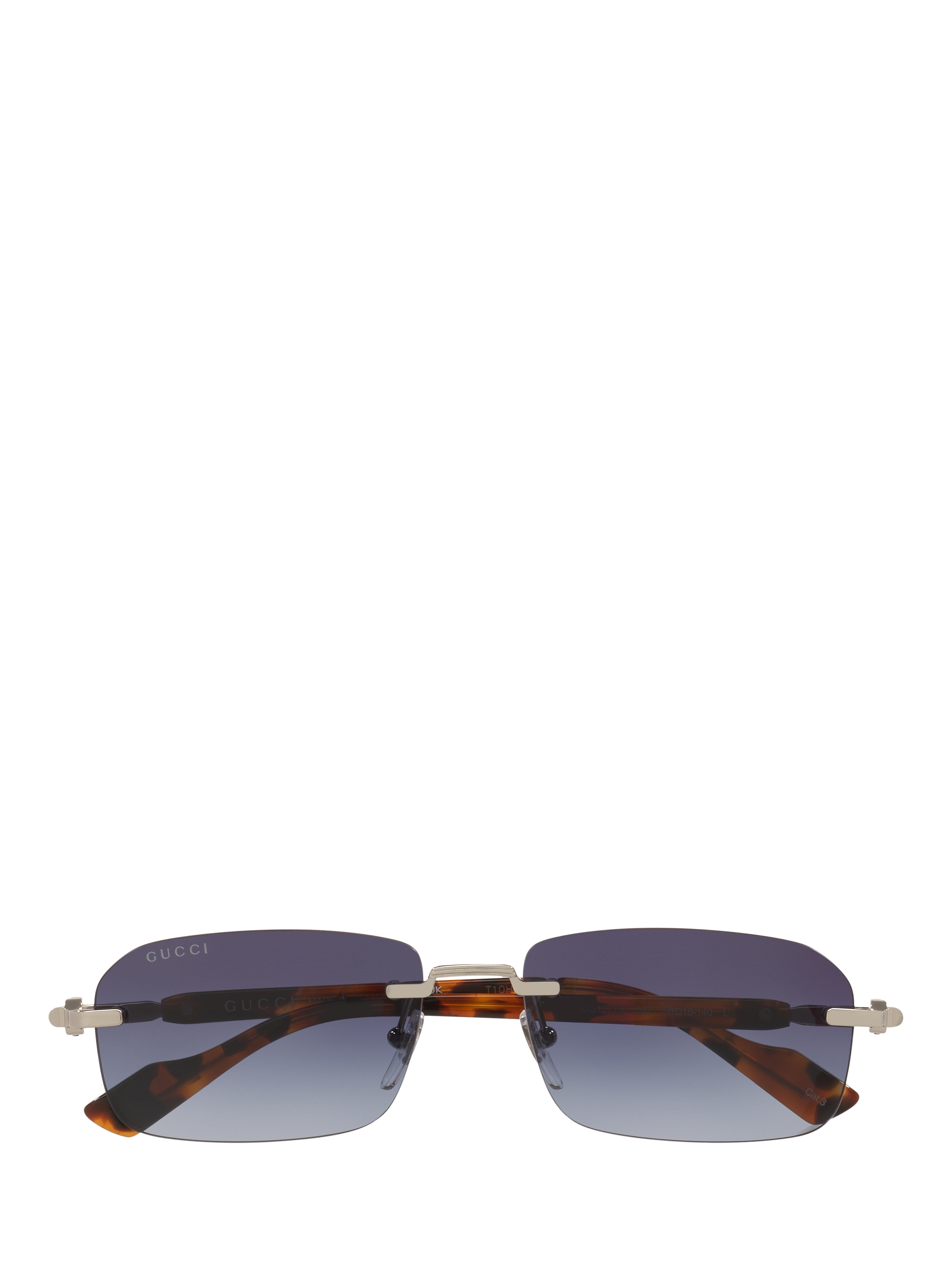 Product image 5 of 5, which shows Gucci GC001968 Unisex Round Sunglasses, Silver Gradient