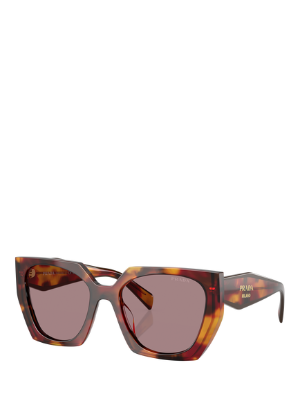 Prada PR 15WS Women's Cat's Eye Sunglasses, Poppy Tortoise/Pink
