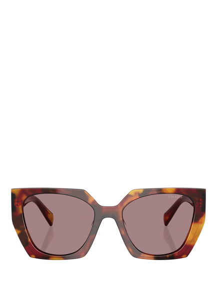 Prada PR 15WS Women's Cat's Eye Sunglasses - view 2, Poppy Tortoise/Pink