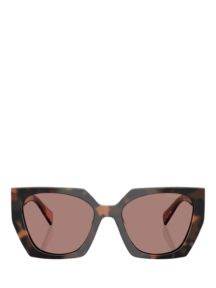 Prada PR 15WS Women's Cat's Eye Sunglasses - view 2, Mauve Tortoise/Pink