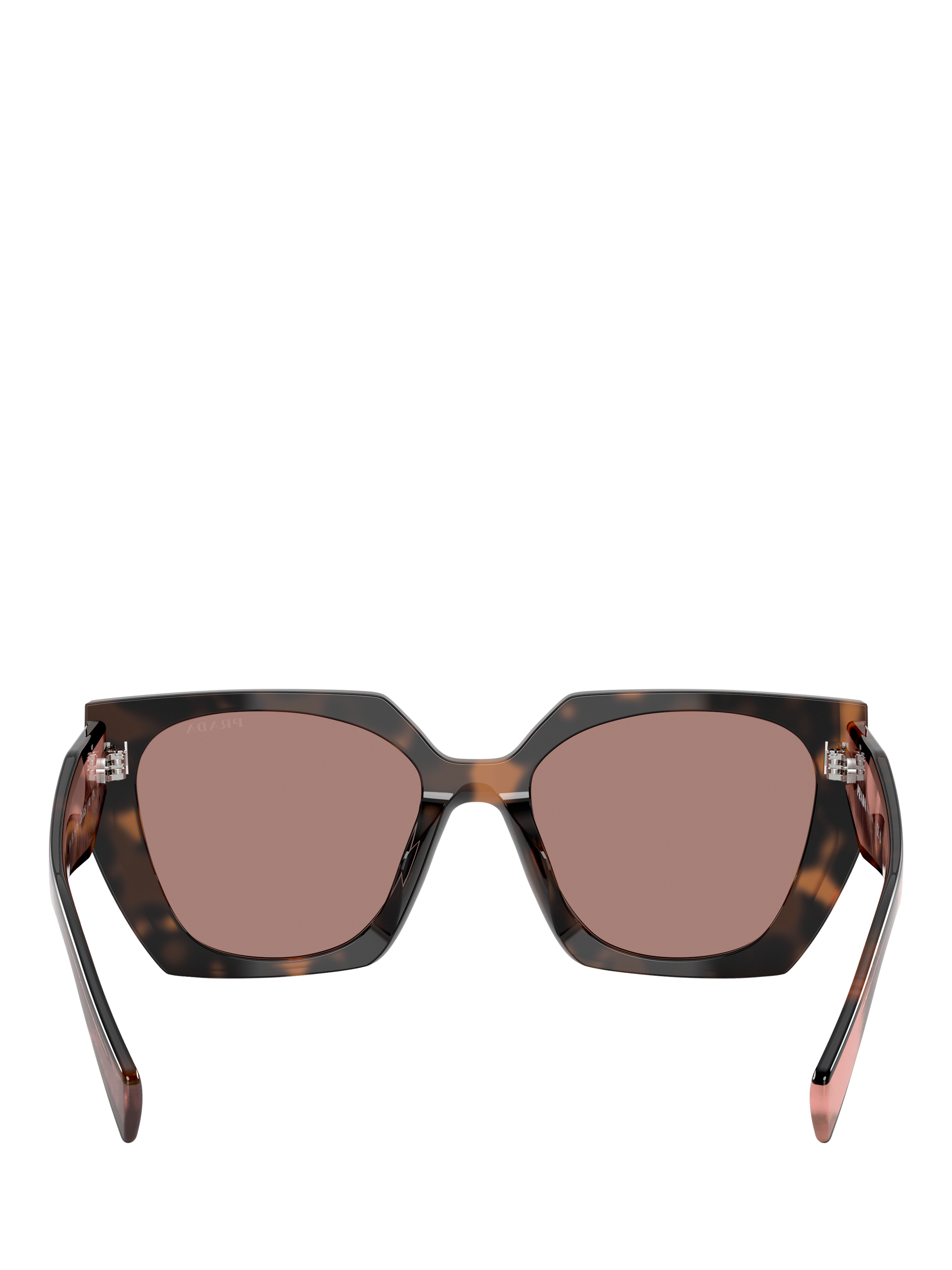 Product image 4 of 5, which shows Prada PR 15WS Women's Cat's Eye Sunglasses, Mauve Tortoise/Pink