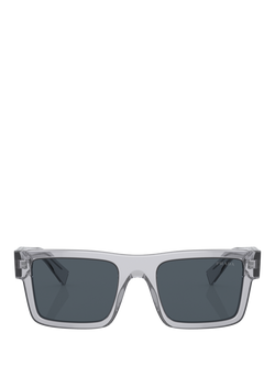 Prada PR 19WS Men's Square Sunglasses - view 2, Crystal Grey/Grey