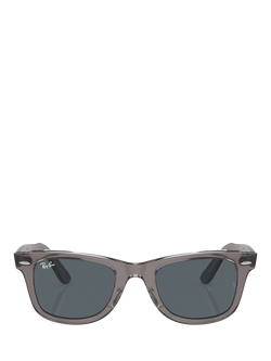 Ray-Ban RB2140 Original Wayfarer Classic Unisex D-Frame Sunglasses, Grey - view 2, Grey