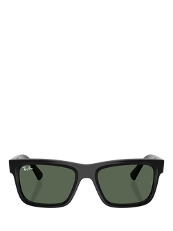 Ray-Ban RJ9196S Kids' Bio-Based Rectangular Sunglasses, Black - view 2, Black