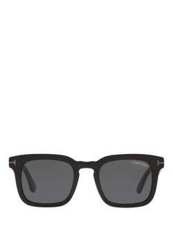 Tom Ford FT0751-N Men's Sunglasses, Shiny Black/Grey - view 2, Shiny Black/Grey