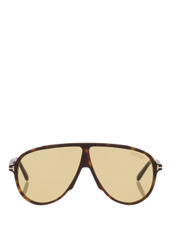 TOM FORD TR001986 Men's Oval Sunglasses - view 2, Tortoise Black