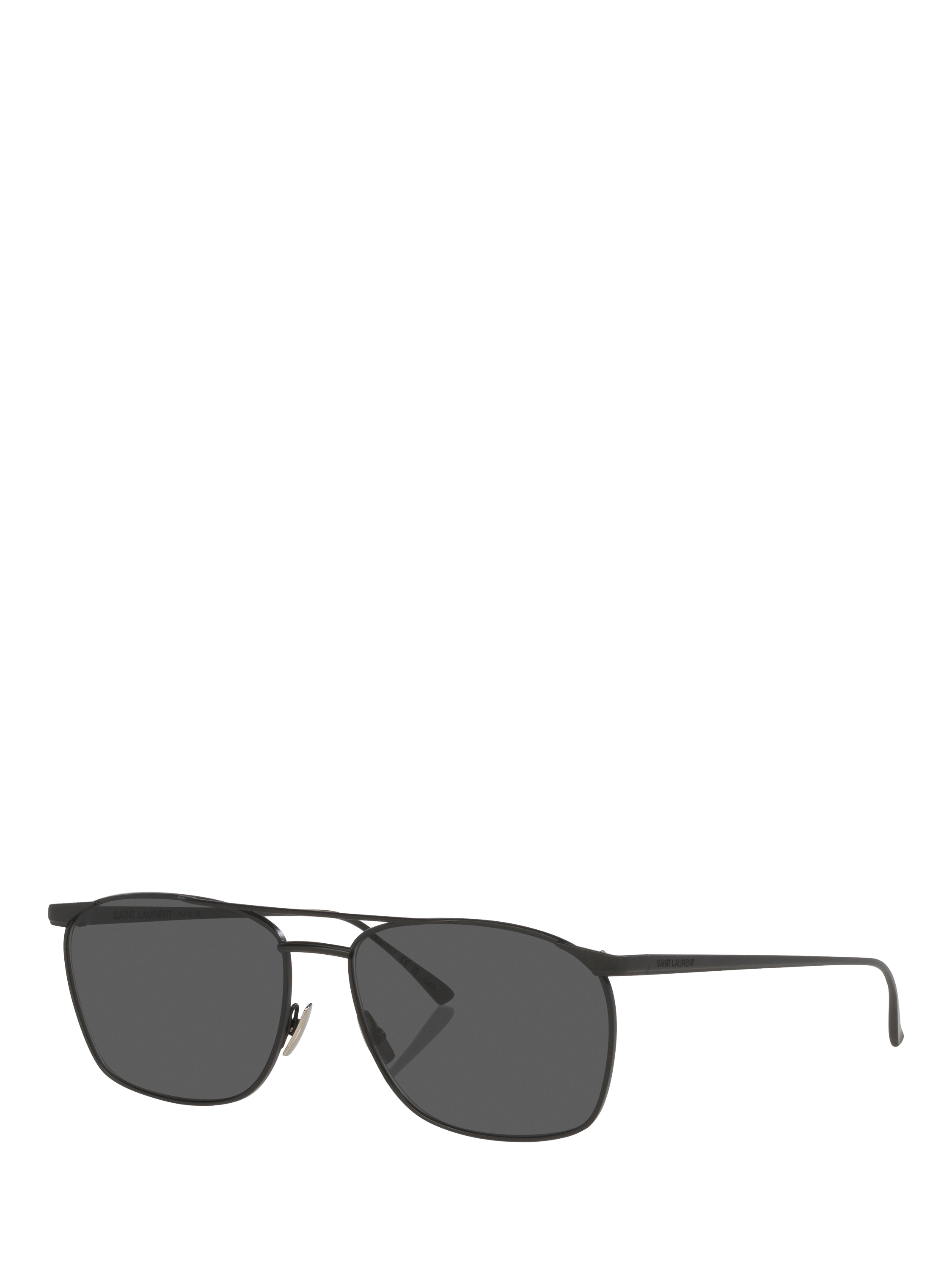 Product image 1 of 5, which shows Yves Saint Laurent YS000682 Women's D-Frame Sunglasses, Black