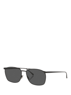 Yves Saint Laurent YS000682 Women's D-Frame Sunglasses, Black, Black