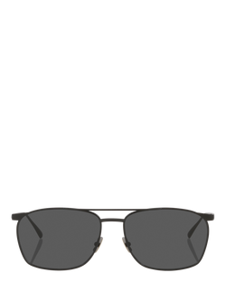 Yves Saint Laurent YS000682 Women's D-Frame Sunglasses, Black - view 2, Black