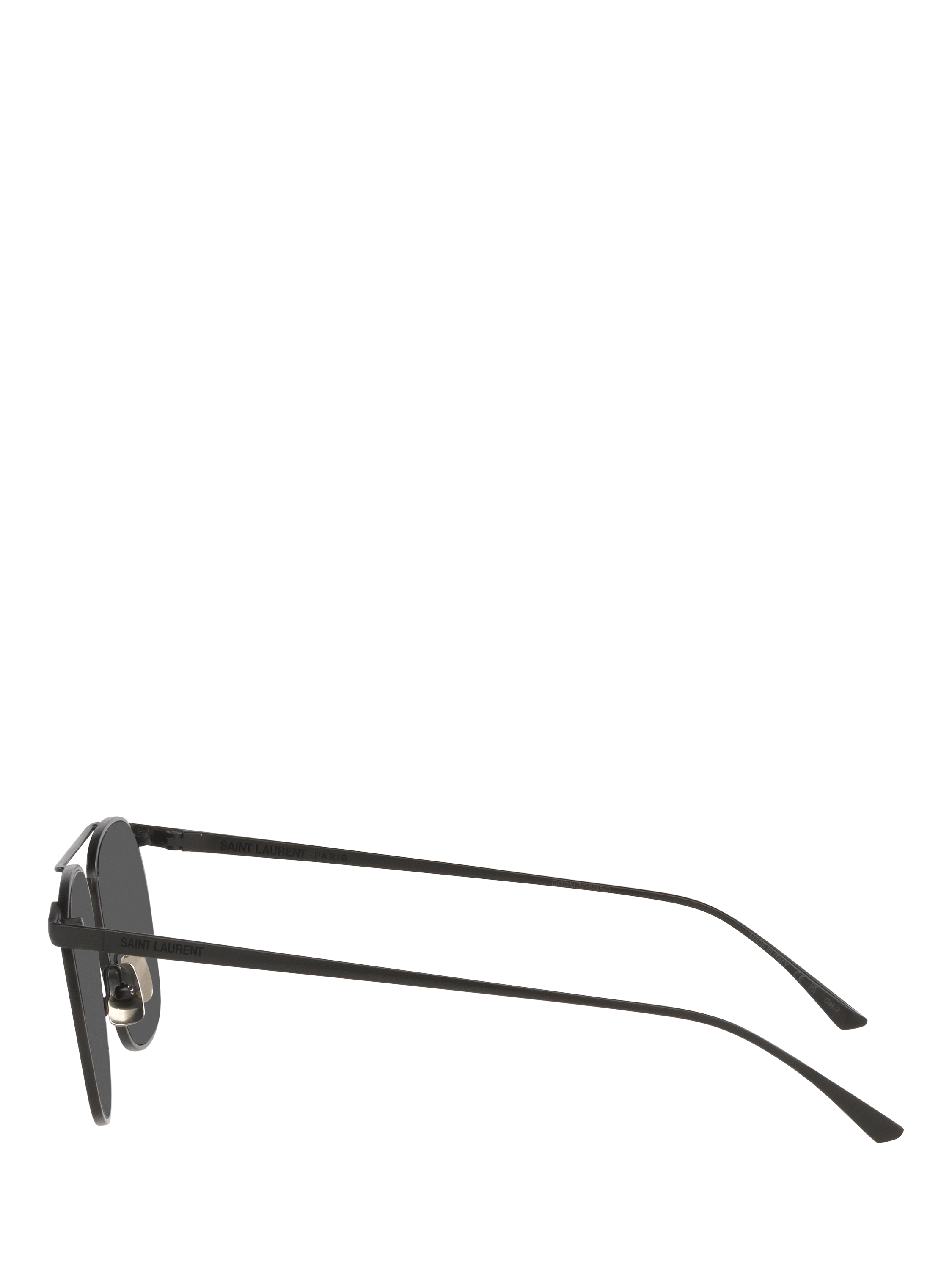Product image 3 of 5, which shows Yves Saint Laurent YS000682 Women's D-Frame Sunglasses, Black
