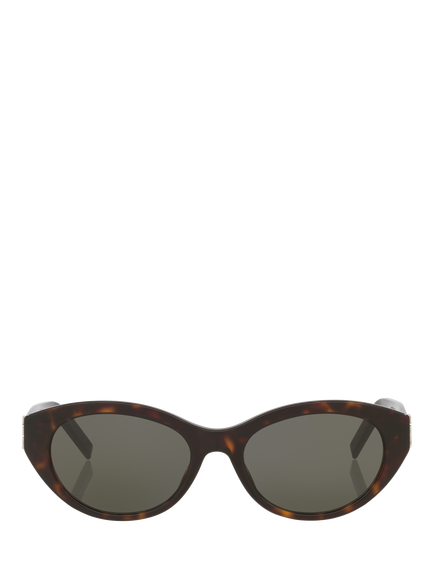 Yves Saint Laurent YS000698 Women's Oval Sunglasses, Tortoise - view 2, Tortoise