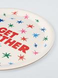 John Lewis 'Get Together' Round Tray, 37cm, Multi