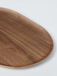 John Lewis Oval Walnut Veneer Tray, 40cm