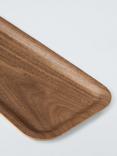 John Lewis Rectangular Walnut Veneer Tray, 34cm