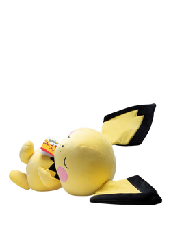 Pokémon Sleeping Pichu 18" Plush Soft Toy, Multi