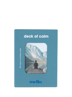 SUCK Mello Deck of Calm, Blue