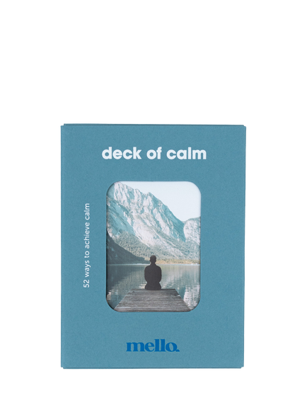SUCK Mello Deck of Calm, Blue