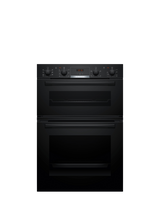 Bosch Series 4 Built In Double Electric Oven, MBA533BS3B, MBA533BB3B