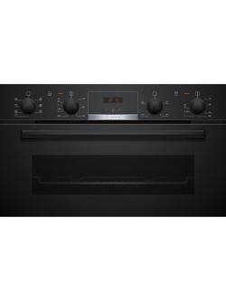 Bosch Series 4 Built In Double Electric Oven, MBA533BS3B, MBA533BB3B - view 2, Black