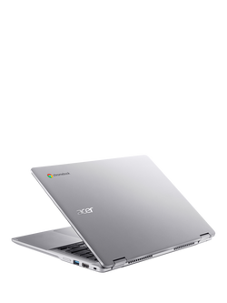 Acer Spin 314 Chromebook, Intel N100 Processor, 4GB RAM, 128GB eMMC, 14” WUXGA Touchscreen, Silver - view 2, Silver