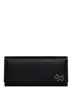 Radley Heritage Lane Large Leather Purse, Black