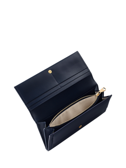 Radley Heritage Lane Large Leather Purse - view 2, Blue Ink