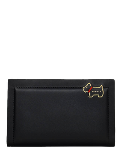 Radley Heritage Lane Medium Leather Purse, Black