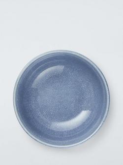 John Lewis Iona Stoneware Cereal Bowl, 16cm, Blue - view 2, 