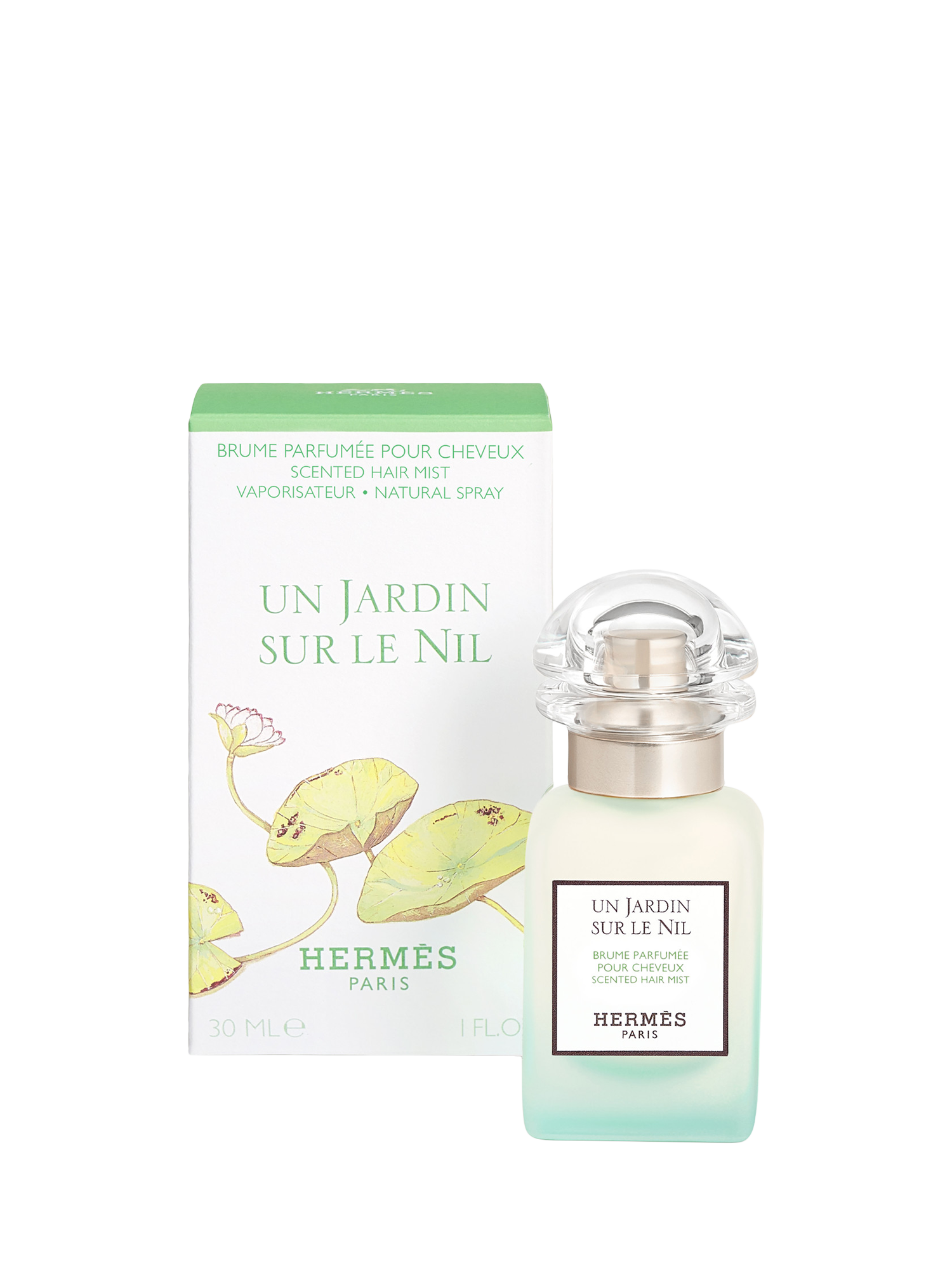 Product image 2 of 4, which shows Hermès Un Jardin sur le Nil Perfumed Hair Mist, 30ml