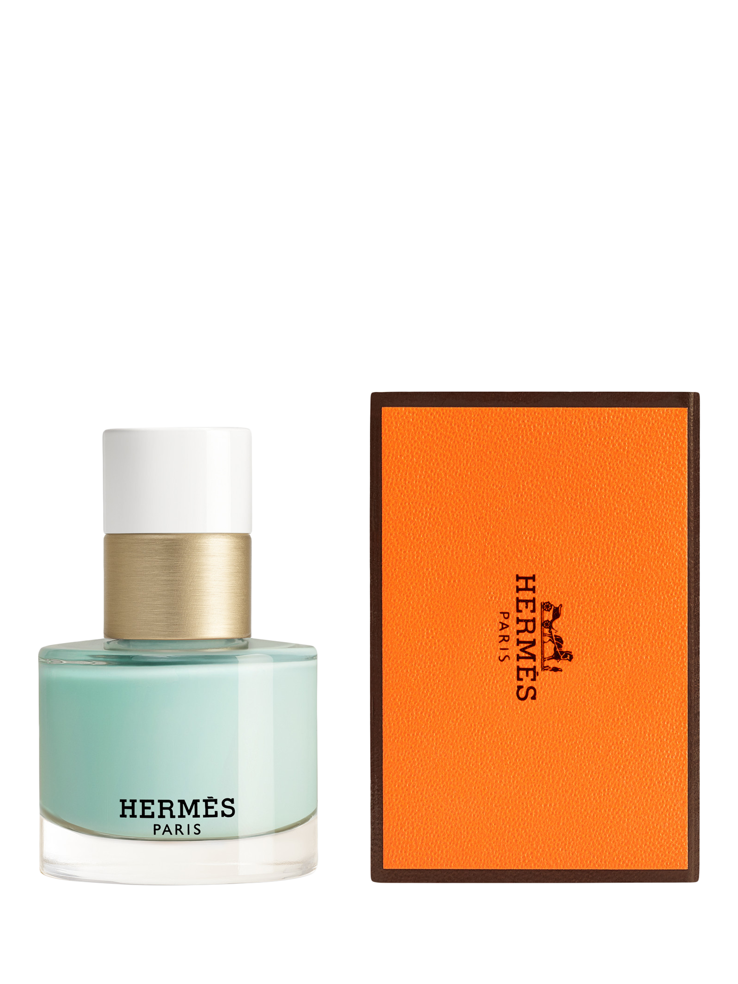 Product image 2 of 7, which shows Hermès Les Mains Hermès Nail Polish Limited Edition, 26 Vert Aqua