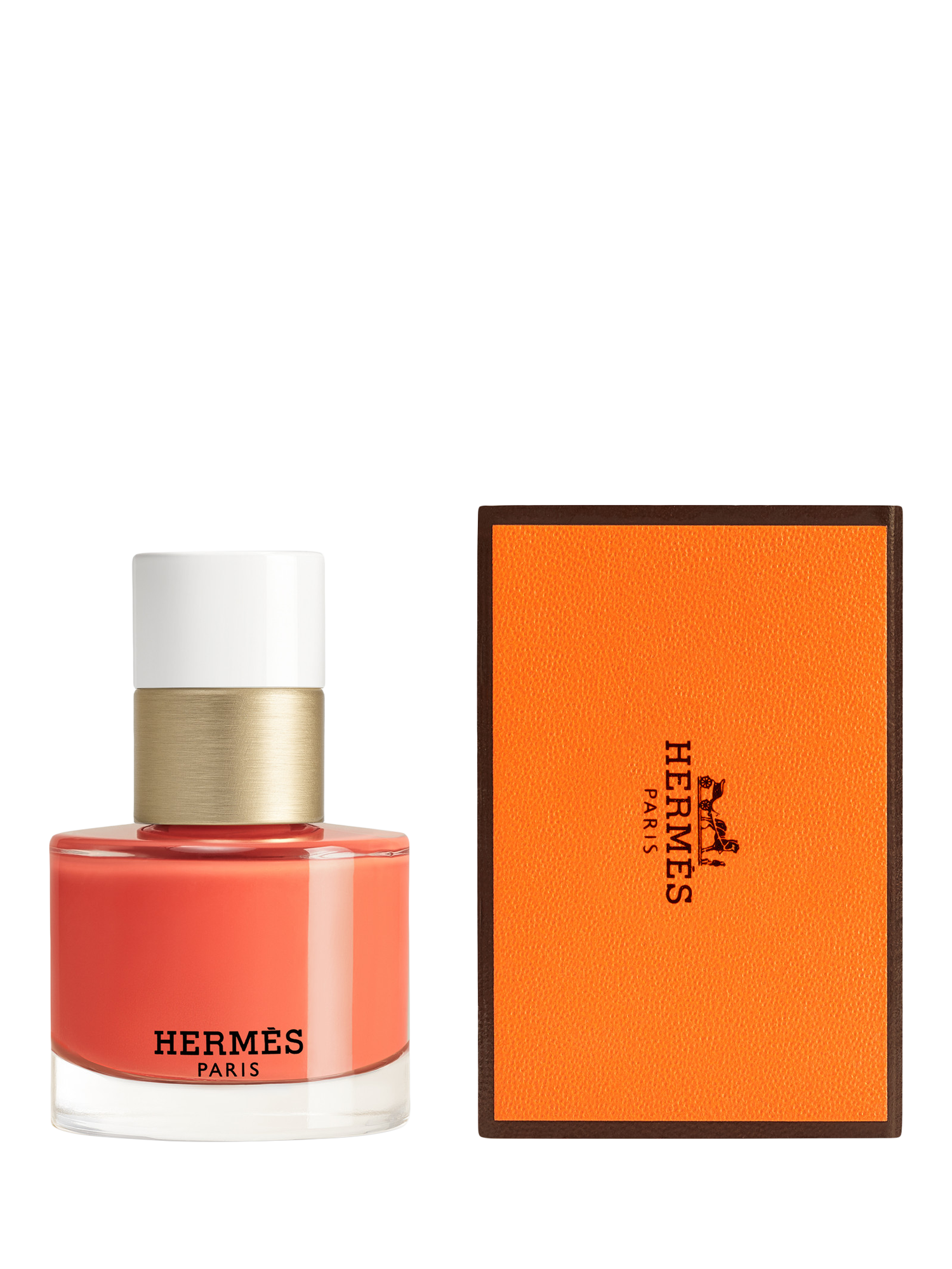 Product image 2 of 7, which shows Hermès Les Mains Hermès Nail Polish Limited Edition, 32 Orange Tulipe