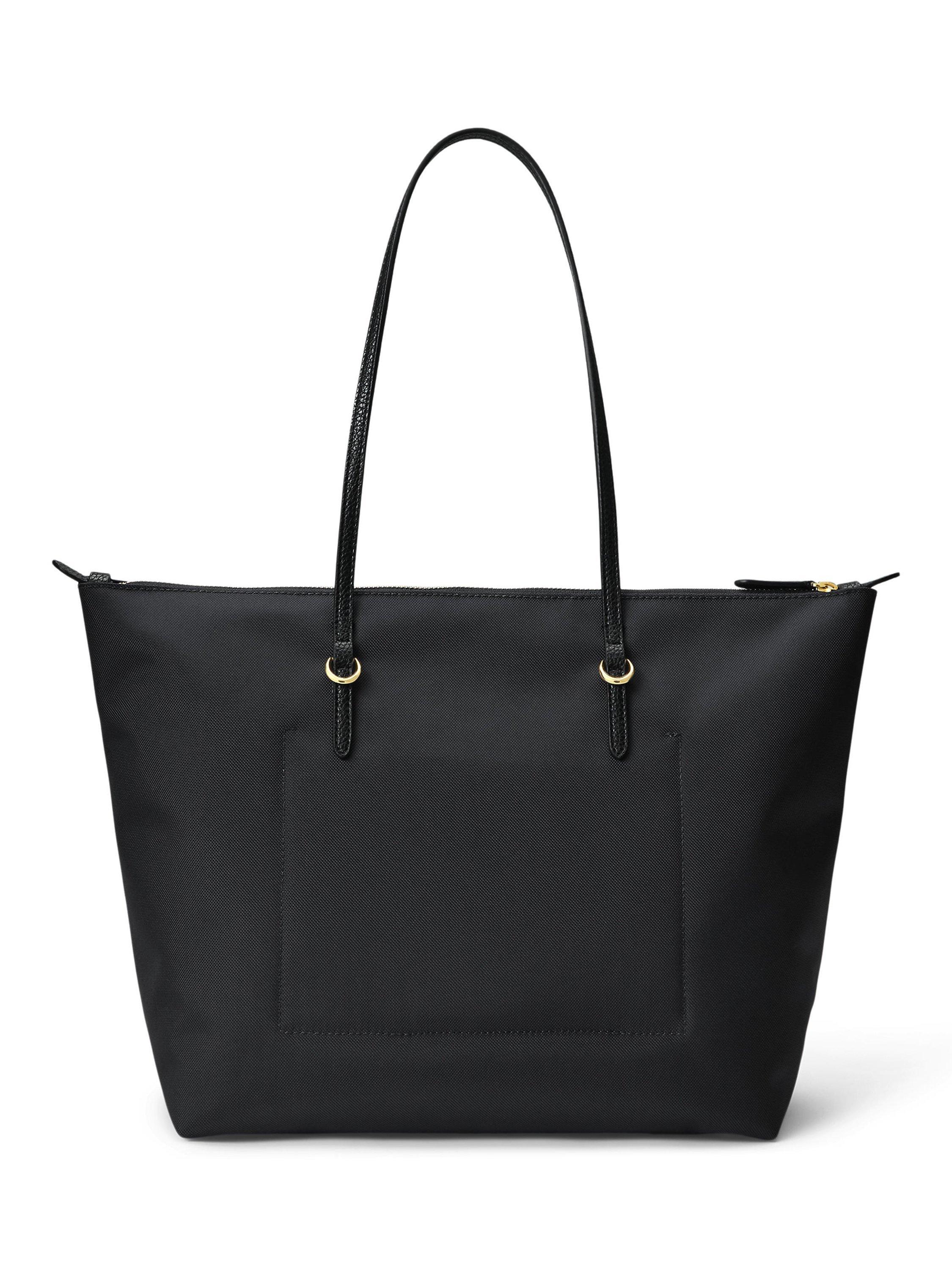 Product image 2 of 6, which shows Lauren Ralph Lauren Keaton 31 Tote Bag, Black