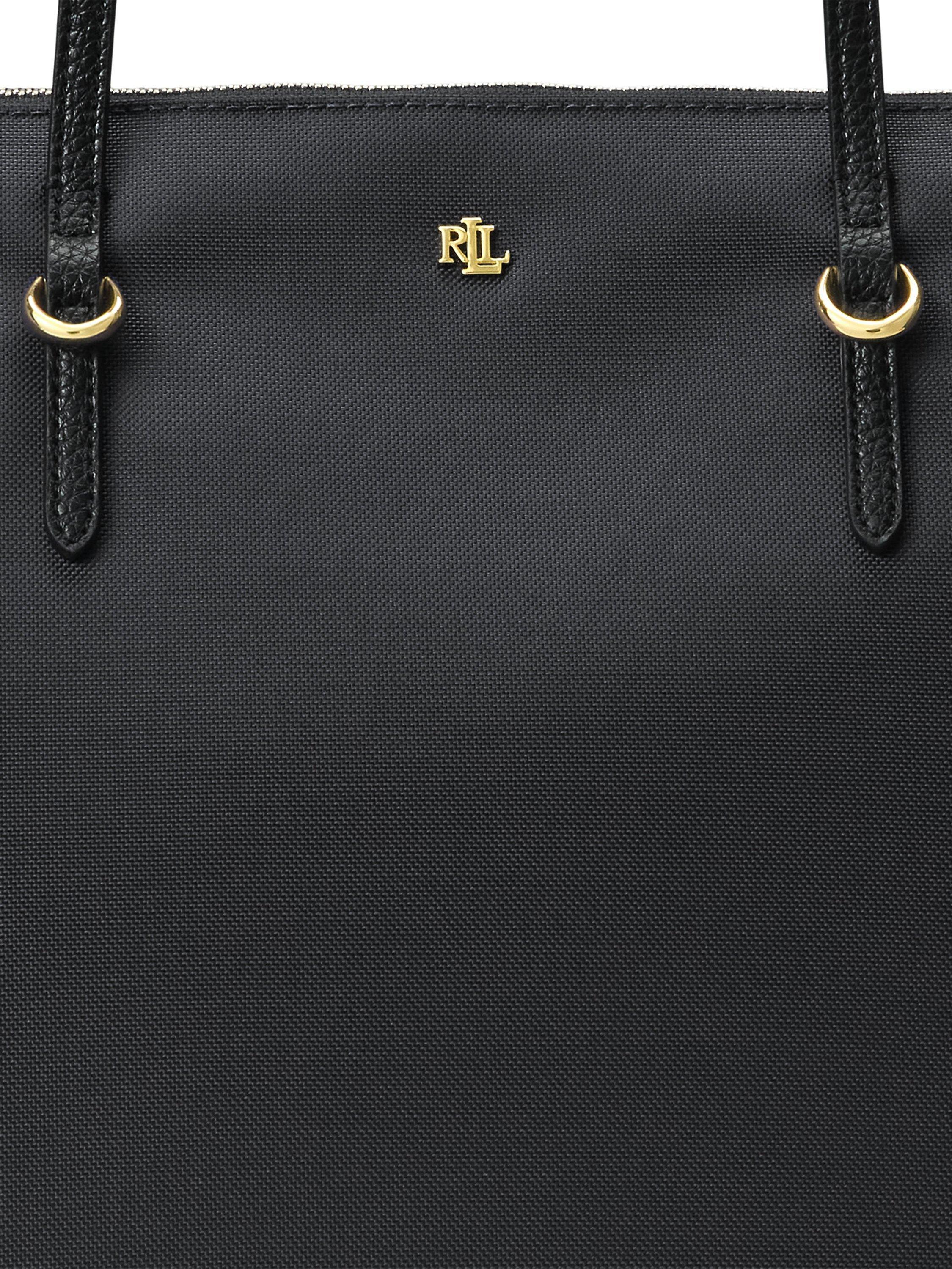 Product image 6 of 6, which shows Lauren Ralph Lauren Keaton 31 Tote Bag, Black
