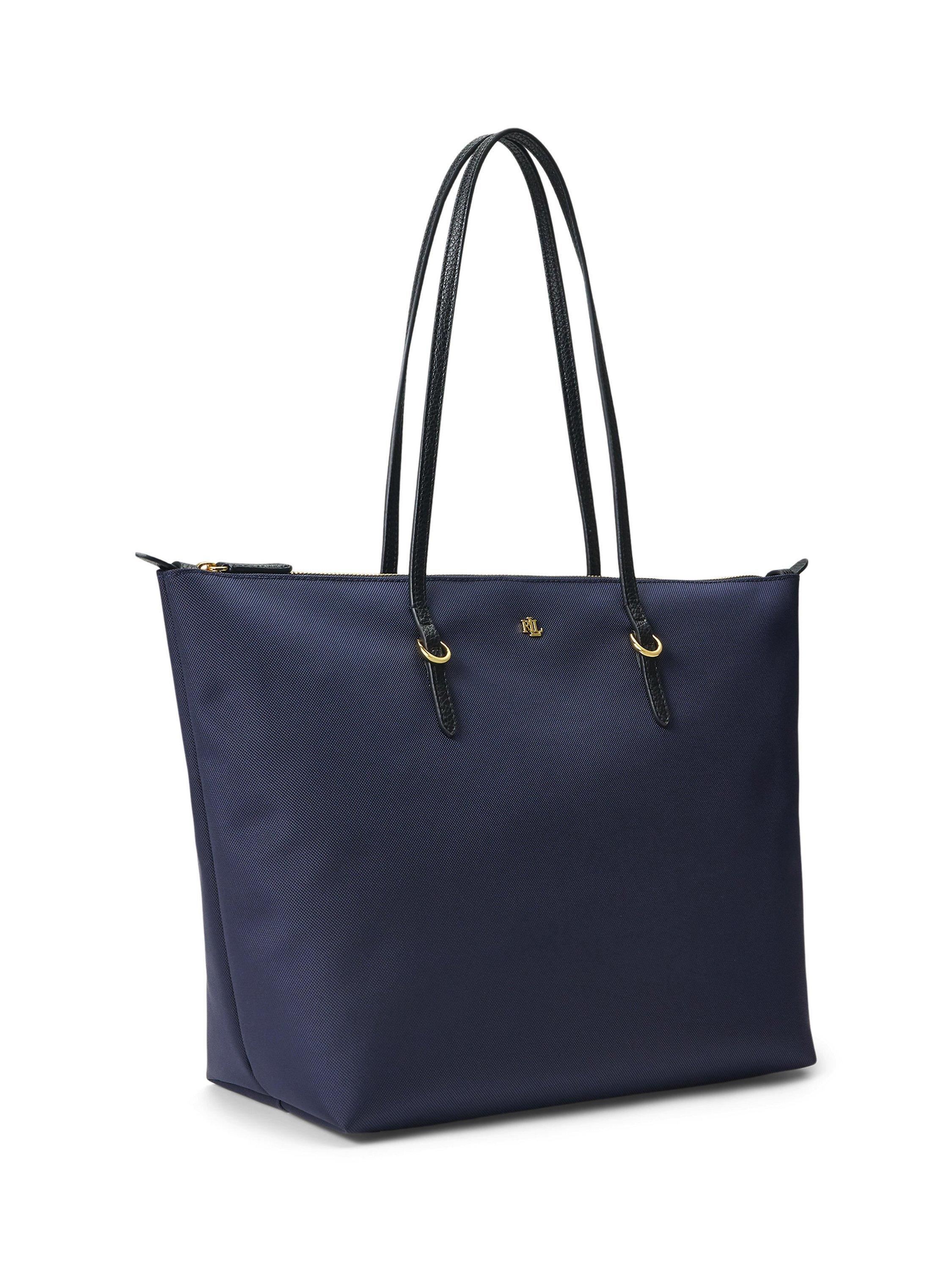 Product image 3 of 6, which shows Lauren Ralph Lauren Keaton 31 Tote Bag, Navy