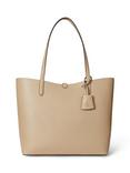 Ralph Lauren Reversible Medium Tote Bag, Sand/Sunset Plaid