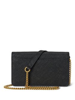 Lauren Ralph Lauren Leather Cross Body Bag - view 2, Black