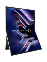 ASUS MQ17QH ZenScreen Fold OLED QHD Portable Monitor, 17.3”, Black
